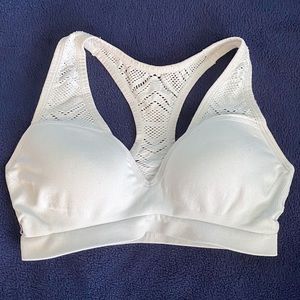 VS PINK White Push-Up Sports Bra